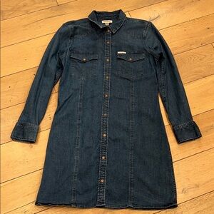 Calvin Klein Blue Denim Dress, large